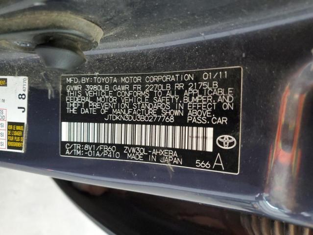 Photo 12 VIN: JTDKN3DU3B0277768 - TOYOTA PRIUS 