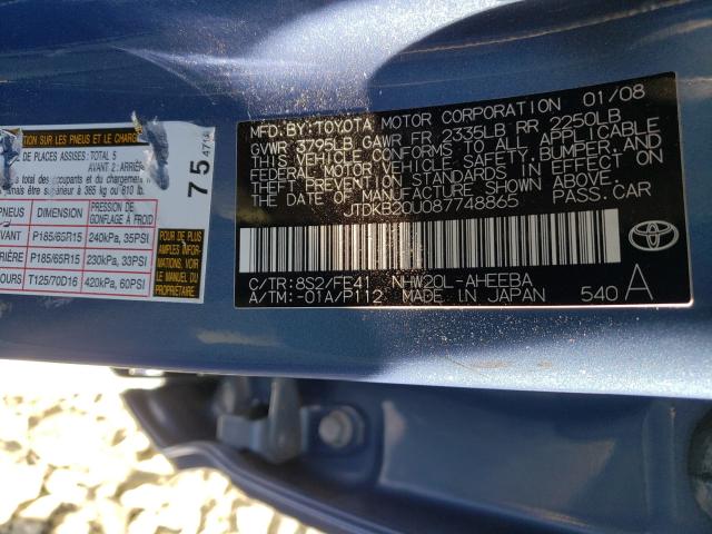 Photo 9 VIN: JTDKN3DU3C1524170 - TOYOTA PRIUS 