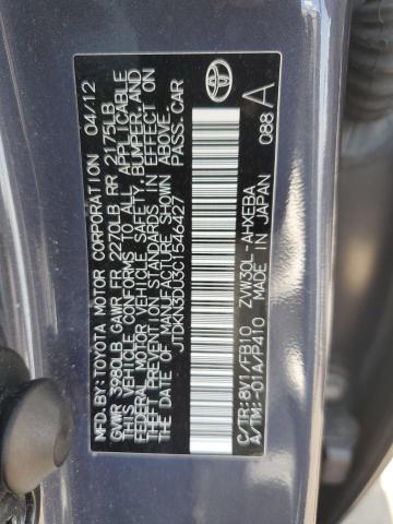 Photo 11 VIN: JTDKN3DU3C1546427 - TOYOTA PRIUS 