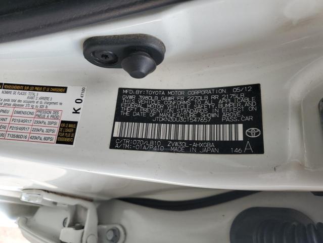 Photo 11 VIN: JTDKN3DU3C1547657 - TOYOTA PRIUS 