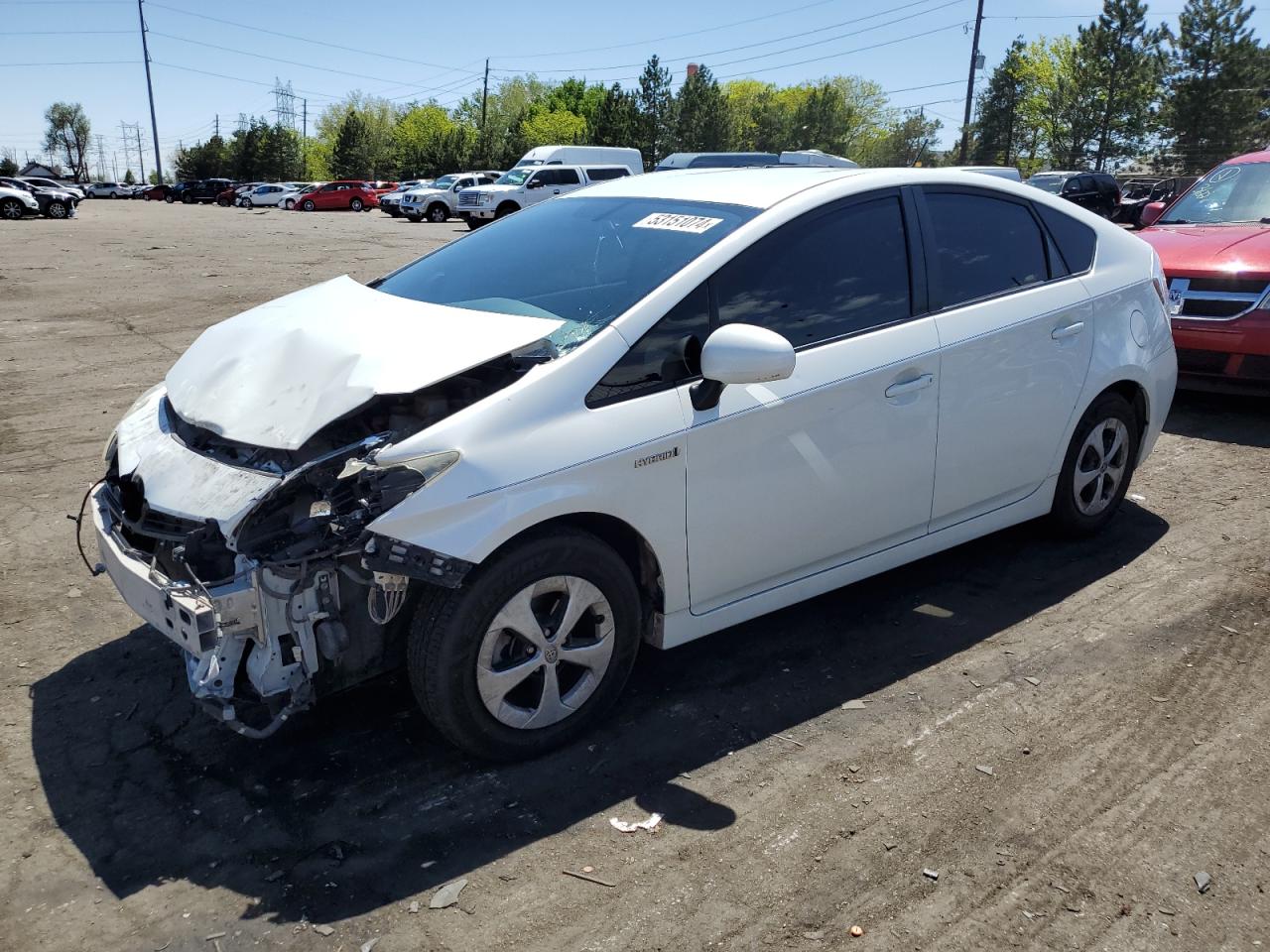 Photo 0 VIN: JTDKN3DU3D1733748 - TOYOTA PRIUS 