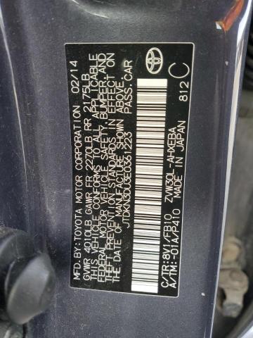 Photo 12 VIN: JTDKN3DU3E0361223 - TOYOTA PRIUS 