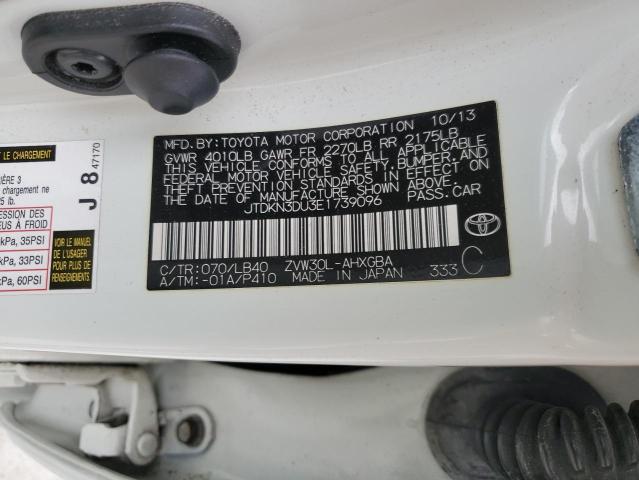 Photo 11 VIN: JTDKN3DU3E1739096 - TOYOTA PRIUS 