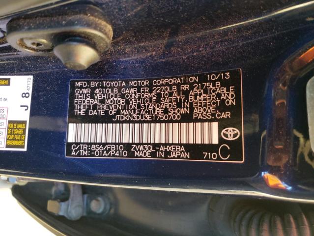 Photo 11 VIN: JTDKN3DU3E1750700 - TOYOTA PRIUS 