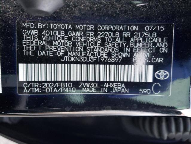 Photo 11 VIN: JTDKN3DU3F1976897 - TOYOTA PRIUS 