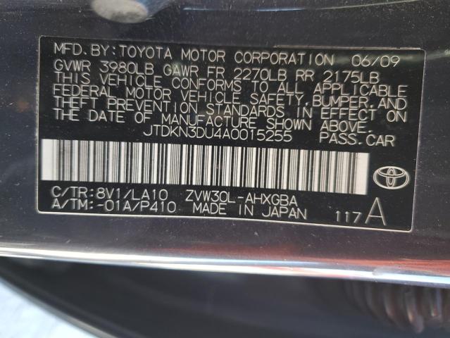 Photo 11 VIN: JTDKN3DU4A0015255 - TOYOTA PRIUS 