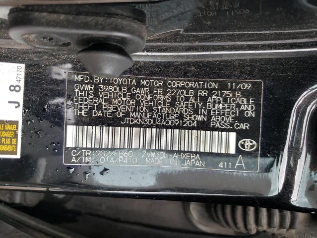 Photo 9 VIN: JTDKN3DU4A0091204 - TOYOTA PRIUS 