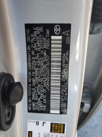 Photo 11 VIN: JTDKN3DU4A0136707 - TOYOTA PRIUS 