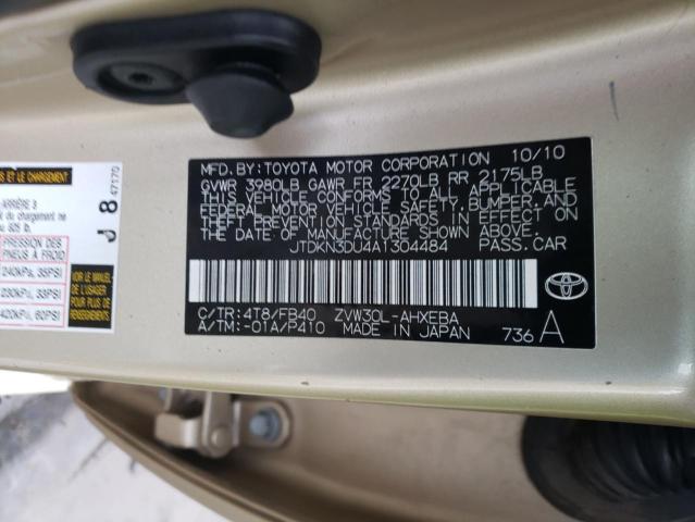 Photo 9 VIN: JTDKN3DU4A1304484 - TOYOTA PRIUS 