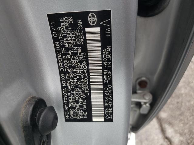 Photo 11 VIN: JTDKN3DU4B0268173 - TOYOTA PRIUS 