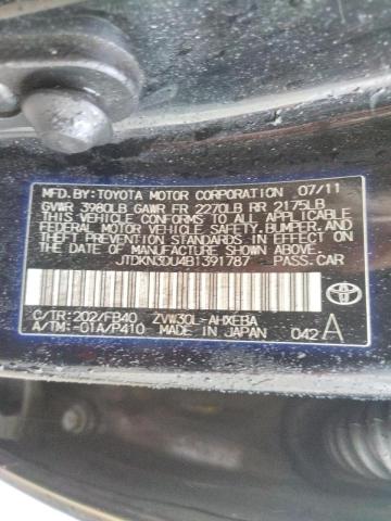 Photo 11 VIN: JTDKN3DU4B1391787 - TOYOTA PRIUS 