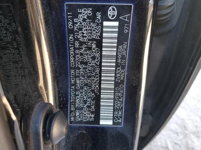 Photo 11 VIN: JTDKN3DU4B1432807 - TOYOTA PRIUS 