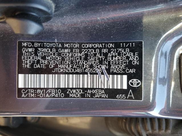 Photo 11 VIN: JTDKN3DU4B1455228 - TOYOTA PRIUS 