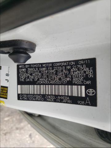 Photo 9 VIN: JTDKN3DU4B5322137 - TOYOTA PRIUS 