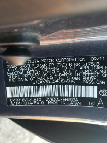 Photo 9 VIN: JTDKN3DU4B5325295 - TOYOTA PRIUS 