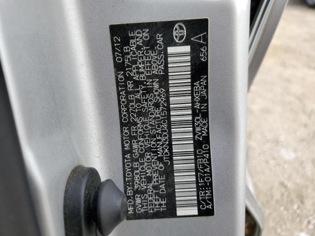 Photo 11 VIN: JTDKN3DU4C1572969 - TOYOTA PRIUS 