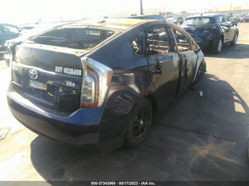 Photo 3 VIN: JTDKN3DU4D0349970 - TOYOTA PRIUS 