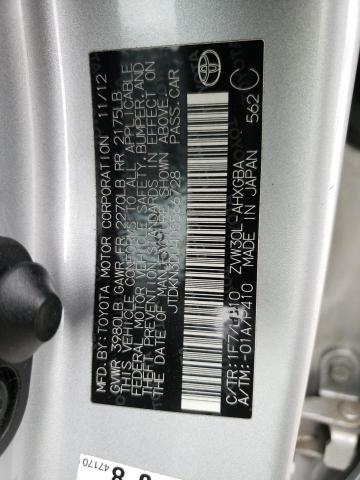 Photo 12 VIN: JTDKN3DU4D5566728 - TOYOTA PRIUS 