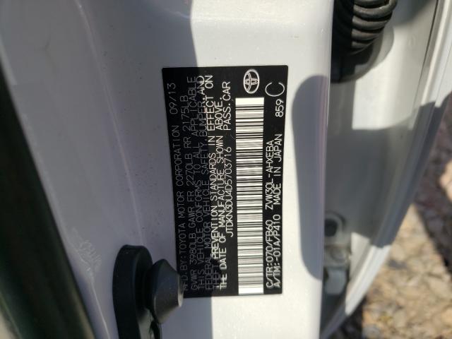 Photo 9 VIN: JTDKN3DU4D5703716 - TOYOTA PRIUS 