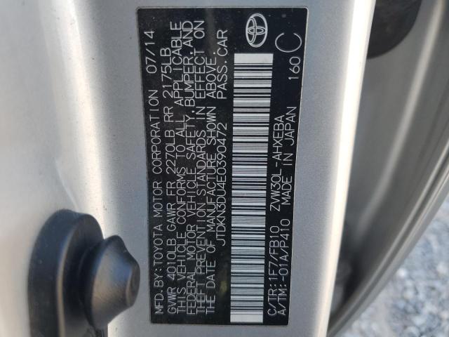 Photo 11 VIN: JTDKN3DU4E0390472 - TOYOTA PRIUS 