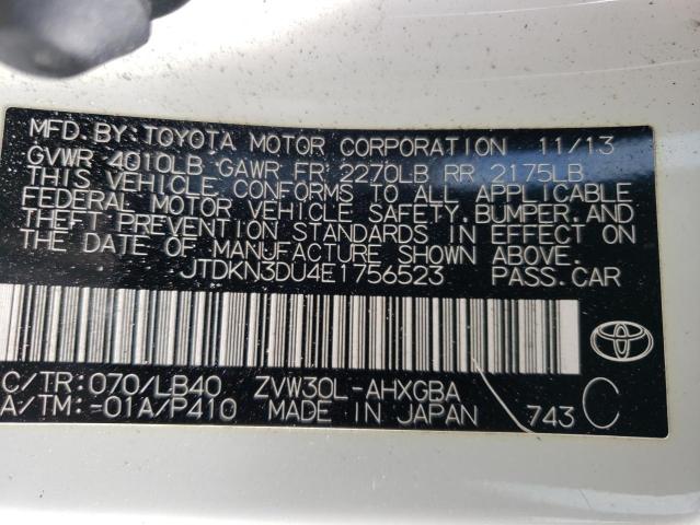 Photo 11 VIN: JTDKN3DU4E1756523 - TOYOTA PRIUS 