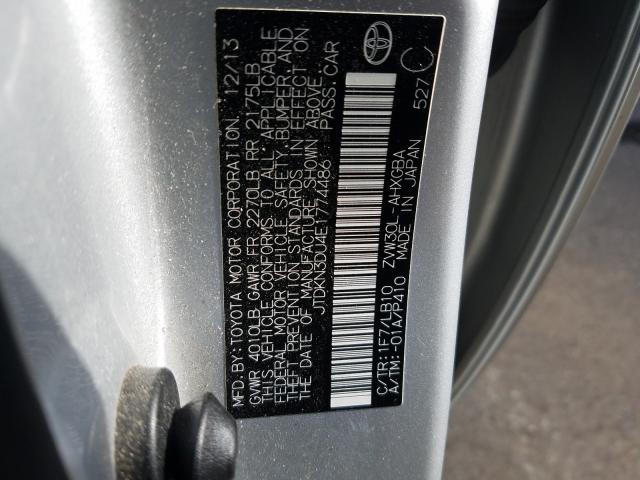 Photo 9 VIN: JTDKN3DU4E1774486 - TOYOTA PRIUS 