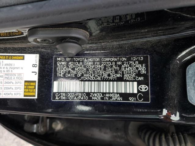 Photo 11 VIN: JTDKN3DU4E1777971 - TOYOTA PRIUS 