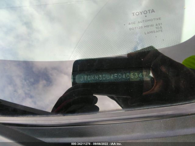 Photo 8 VIN: JTDKN3DU4F0406347 - TOYOTA PRIUS 