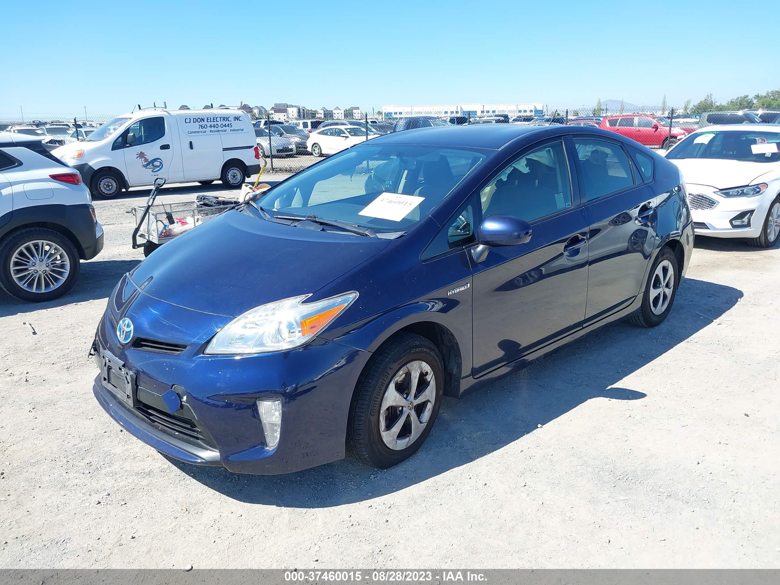 Photo 2 VIN: JTDKN3DU4F0462272 - TOYOTA PRIUS 