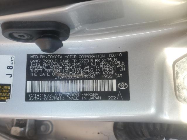 Photo 11 VIN: JTDKN3DU5A0139244 - TOYOTA PRIUS 