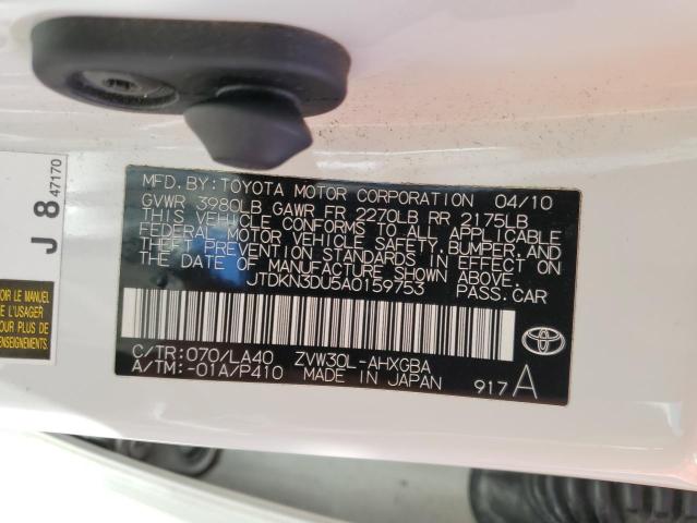 Photo 11 VIN: JTDKN3DU5A0159753 - TOYOTA PRIUS 