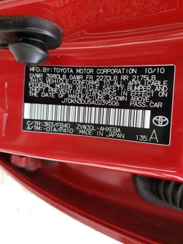 Photo 9 VIN: JTDKN3DU5A0239506 - TOYOTA PRIUS 