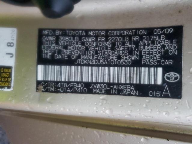 Photo 11 VIN: JTDKN3DU5A1010530 - TOYOTA PRIUS 