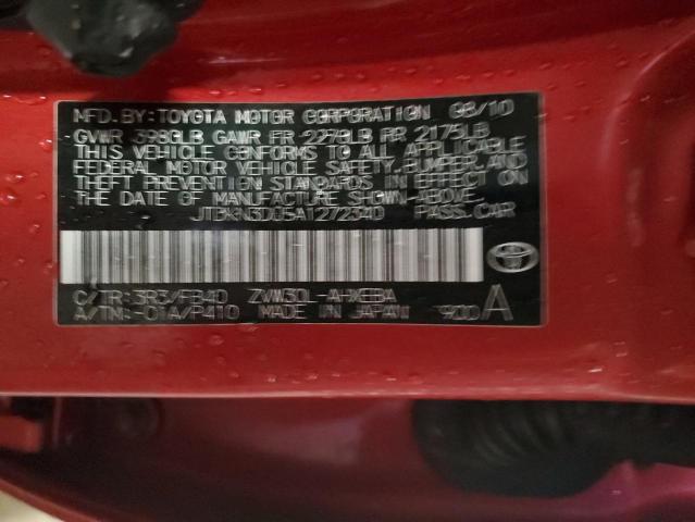 Photo 11 VIN: JTDKN3DU5A1272340 - TOYOTA PRIUS 