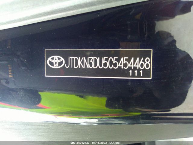 Photo 8 VIN: JTDKN3DU5C5454468 - TOYOTA PRIUS 