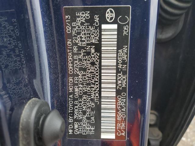 Photo 11 VIN: JTDKN3DU5D0344292 - TOYOTA PRIUS 