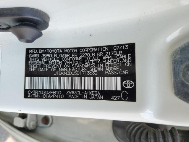 Photo 11 VIN: JTDKN3DU5D1713632 - TOYOTA PRIUS 