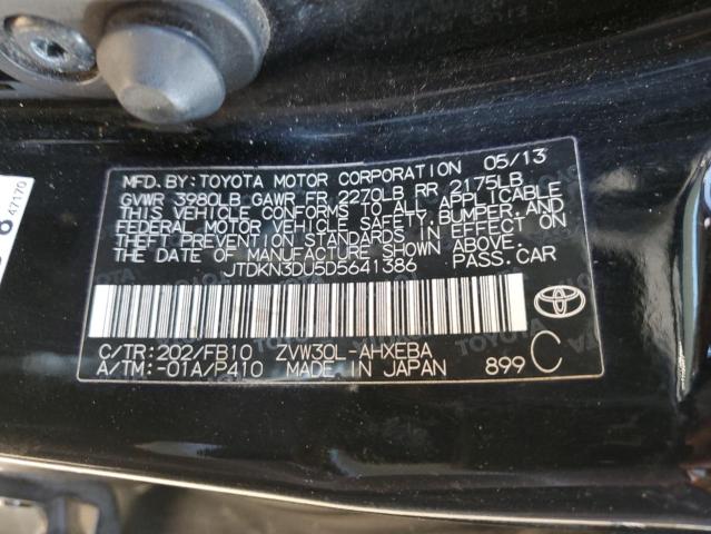 Photo 11 VIN: JTDKN3DU5D5641386 - TOYOTA PRIUS 