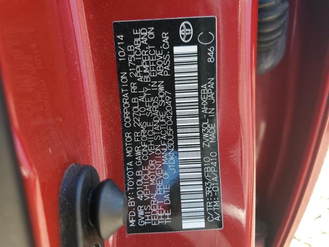 Photo 12 VIN: JTDKN3DU5F0420497 - TOYOTA PRIUS 