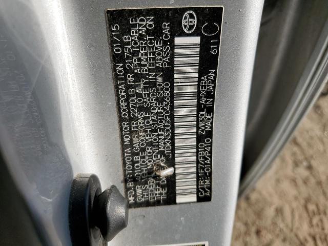 Photo 11 VIN: JTDKN3DU5F0436800 - TOYOTA PRIUS 