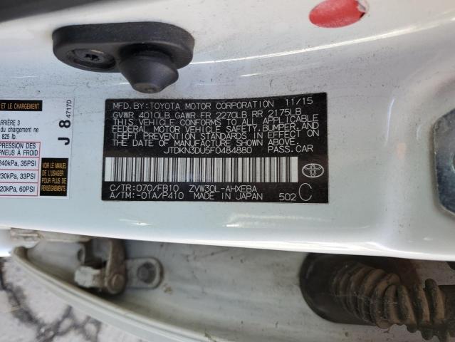 Photo 12 VIN: JTDKN3DU5F0484880 - TOYOTA PRIUS 