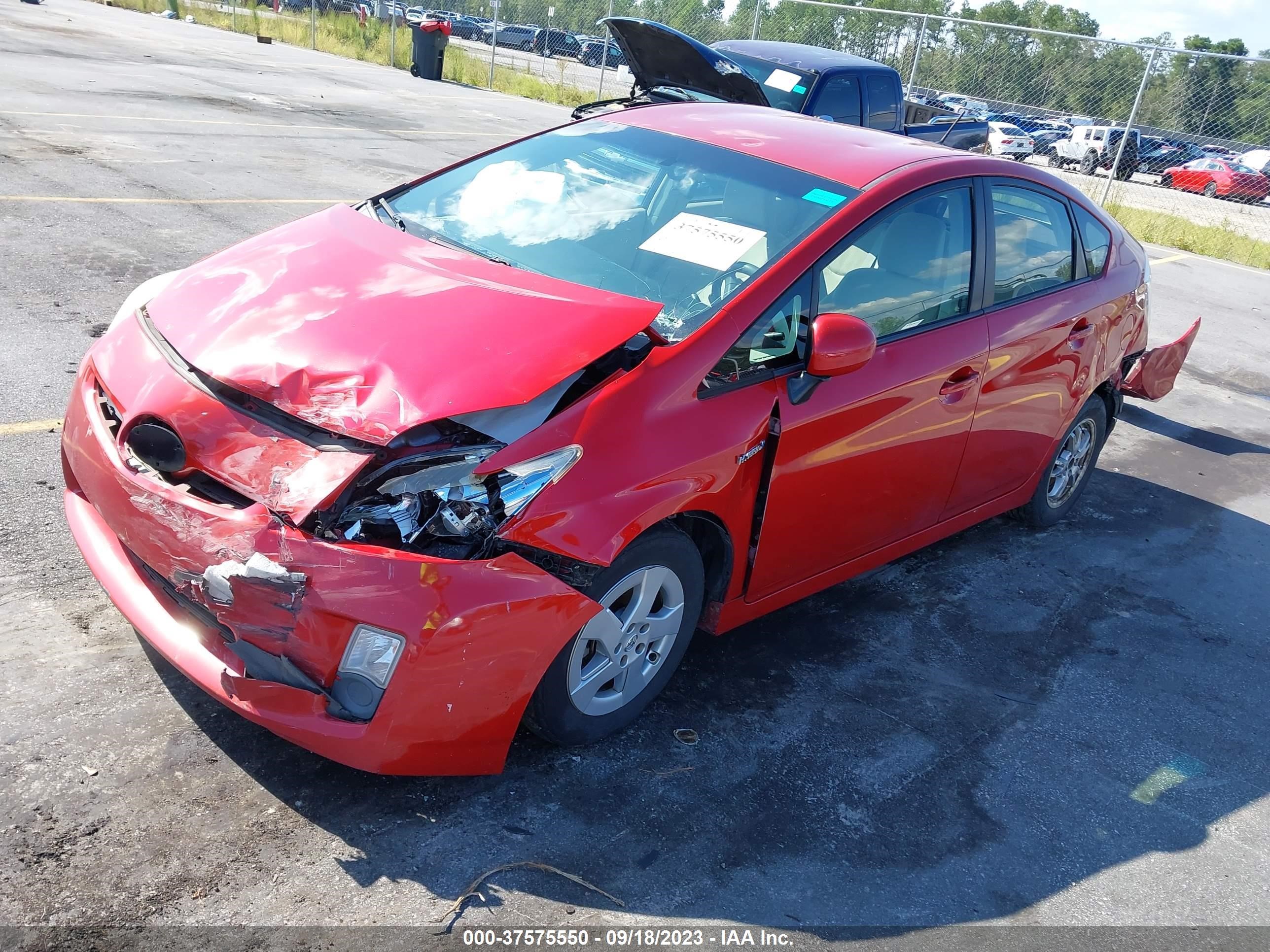 Photo 1 VIN: JTDKN3DU6A0009697 - TOYOTA PRIUS 