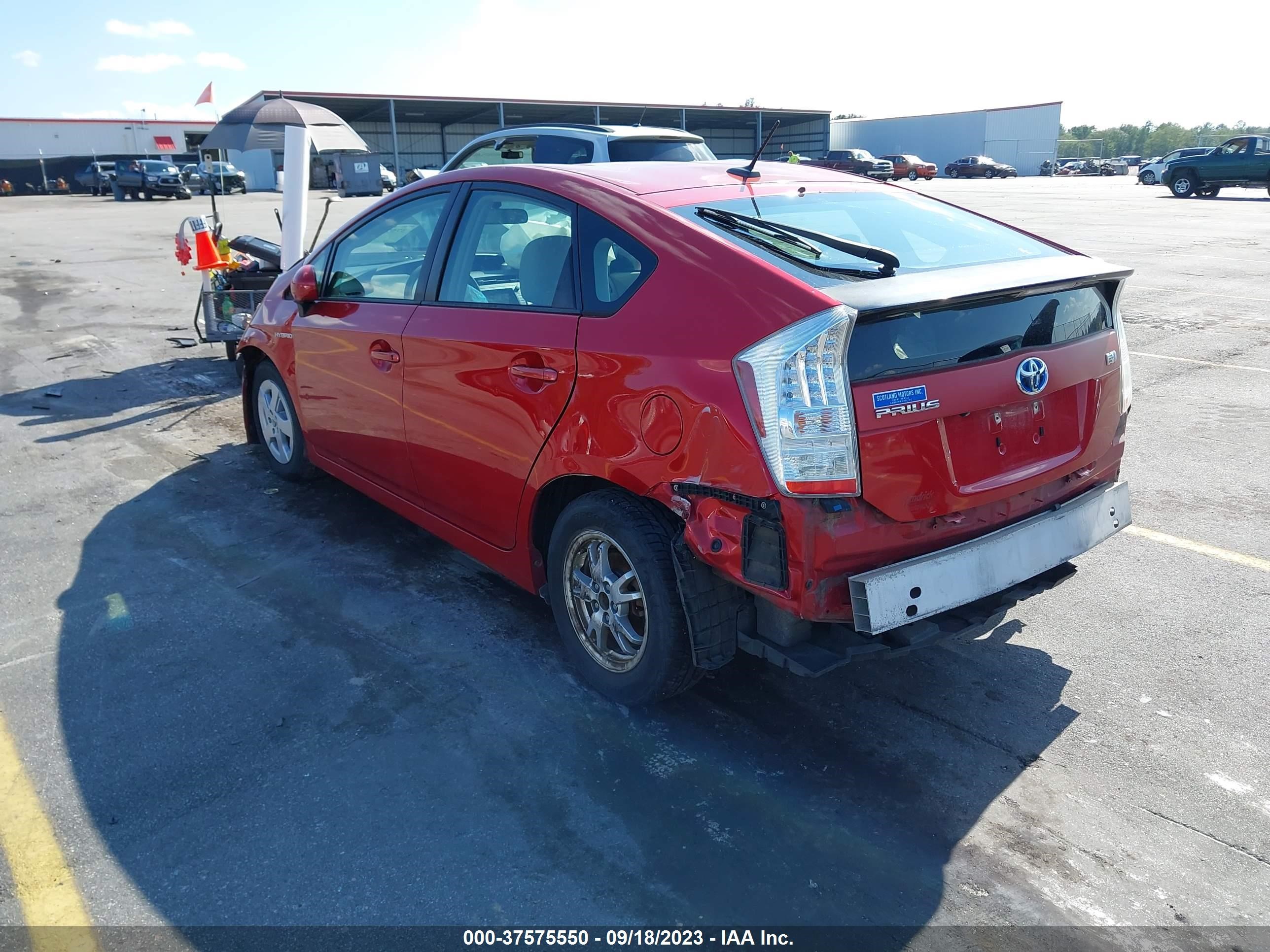 Photo 2 VIN: JTDKN3DU6A0009697 - TOYOTA PRIUS 