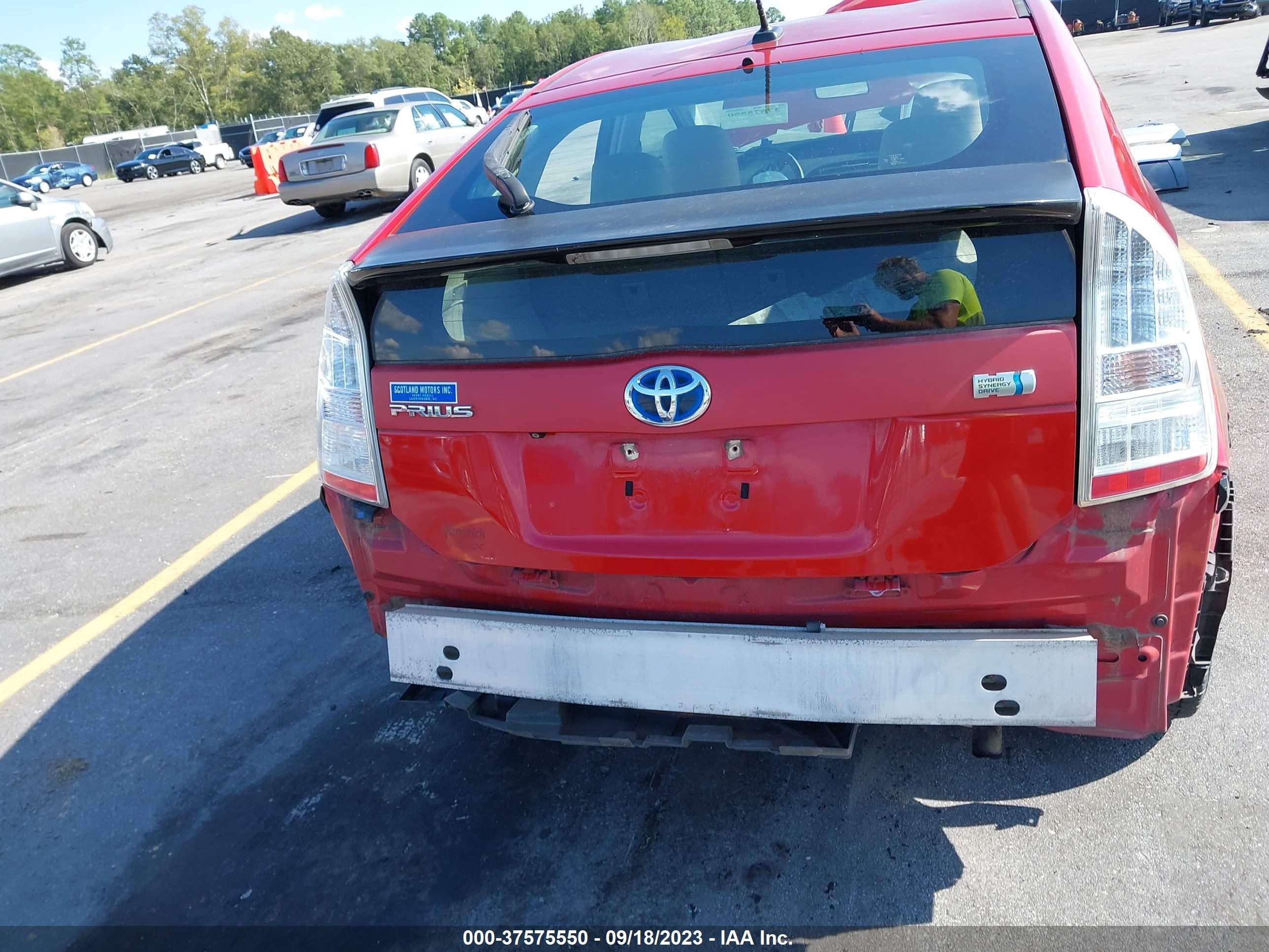 Photo 5 VIN: JTDKN3DU6A0009697 - TOYOTA PRIUS 