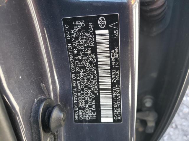 Photo 11 VIN: JTDKN3DU6A0174245 - TOYOTA PRIUS 