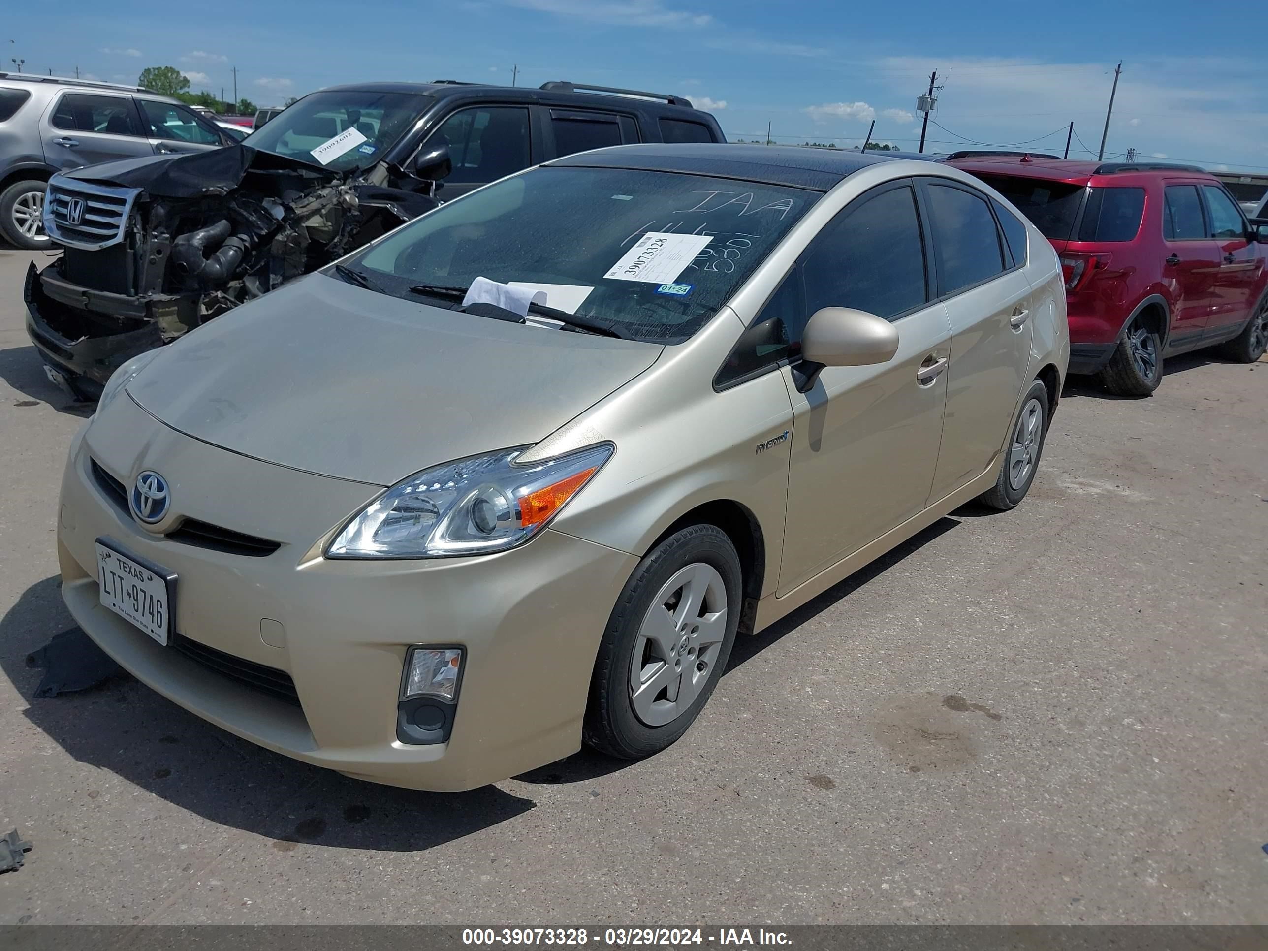 Photo 1 VIN: JTDKN3DU6A0175301 - TOYOTA PRIUS 