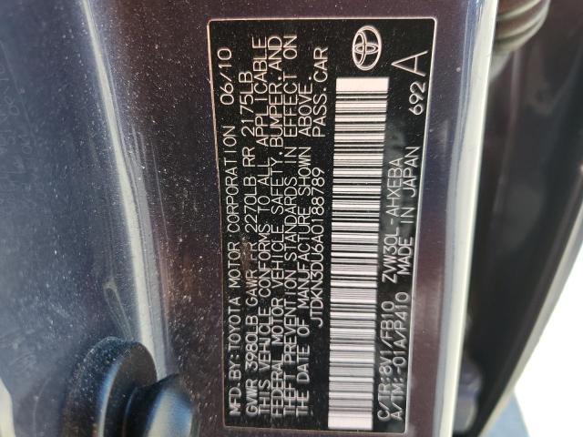 Photo 11 VIN: JTDKN3DU6A0188789 - TOYOTA PRIUS 