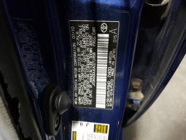 Photo 12 VIN: JTDKN3DU6A0212458 - TOYOTA PRIUS 