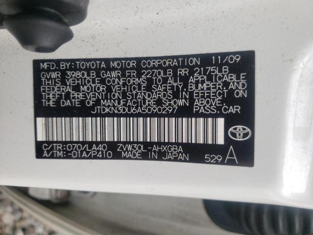 Photo 9 VIN: JTDKN3DU6A5090297 - TOYOTA PRIUS 