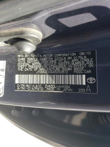 Photo 11 VIN: JTDKN3DU6A5202872 - TOYOTA PRIUS 